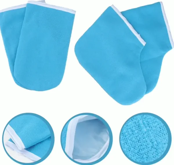 Minkissy Bath Mitts Kit of 3 - Ladies Foot Warmers