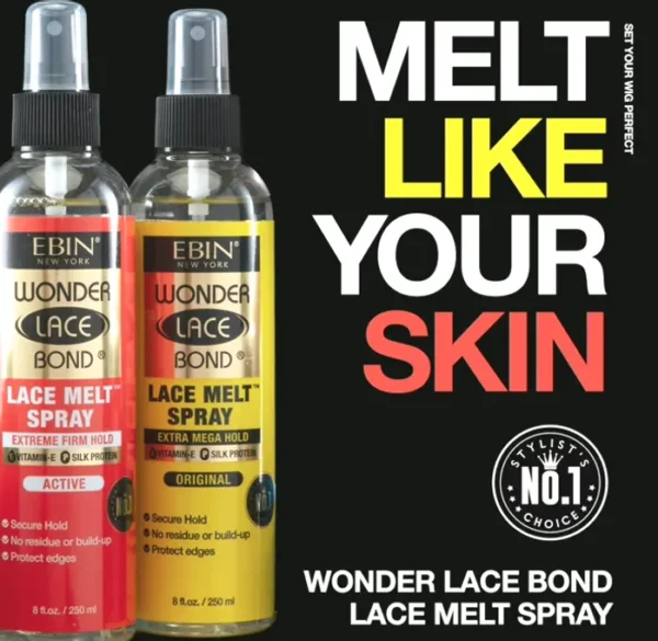 Ebin New York Wonder Lace Bond Spray 3.39oz/100 mL - Strong Hold