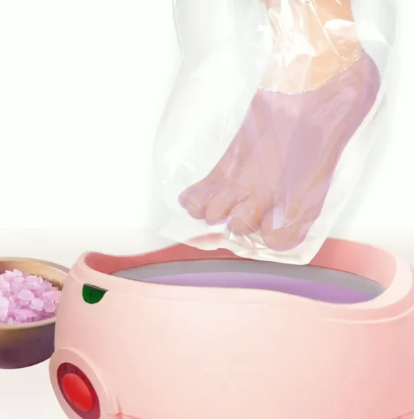 100 pcs Paraffin Plastic Mitt Bags for Hands Home Use