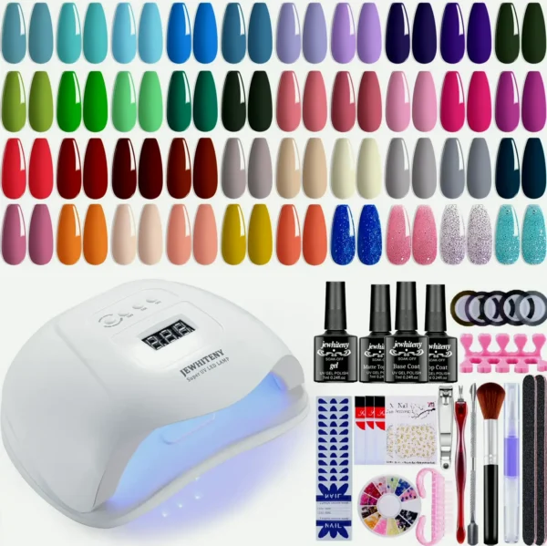 Complete Polish Set with Powerful UV Light