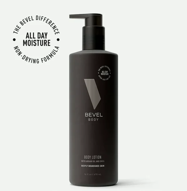 Bevel Skin Moisturizer Including Shea-Butter and Argan, Featherlight, 16 Oz Pack of 2