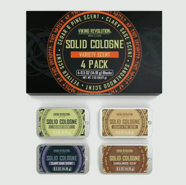 Viking Revolution 4-Pack Solid Perfume for Men