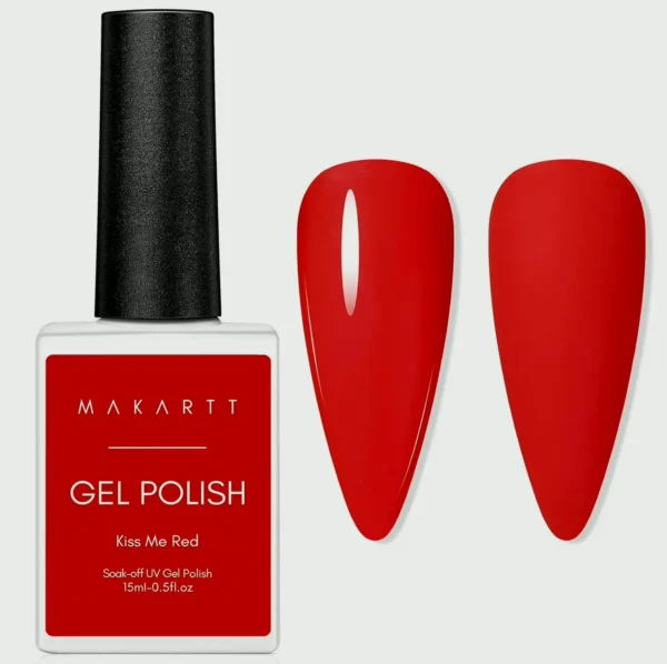 Makartt Ruby Gel Nail Polish 15ml LED Cured