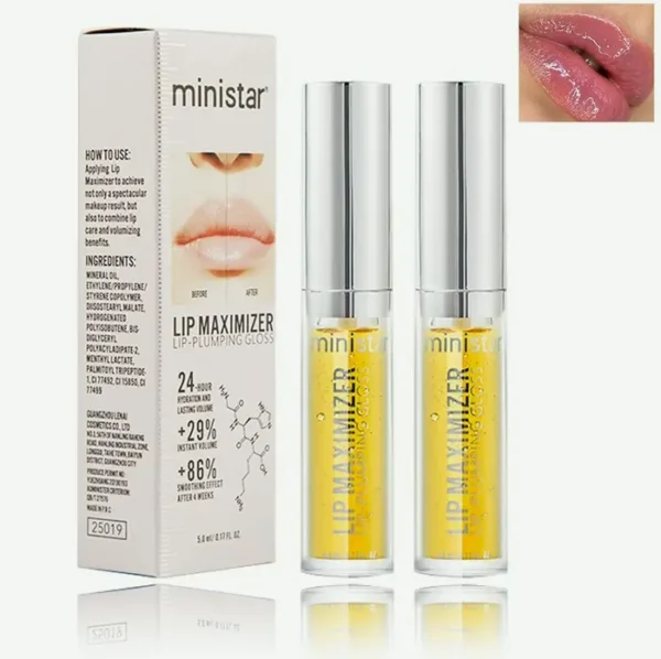 Lip Enhancer Set with Hydrating Shine (2 Pcs)