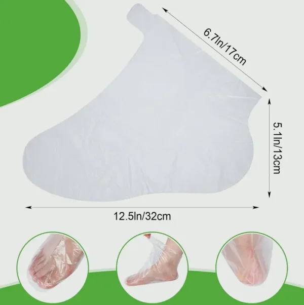 500 Pcs Paraffin Wax Bath Liners for Foot Therapy
