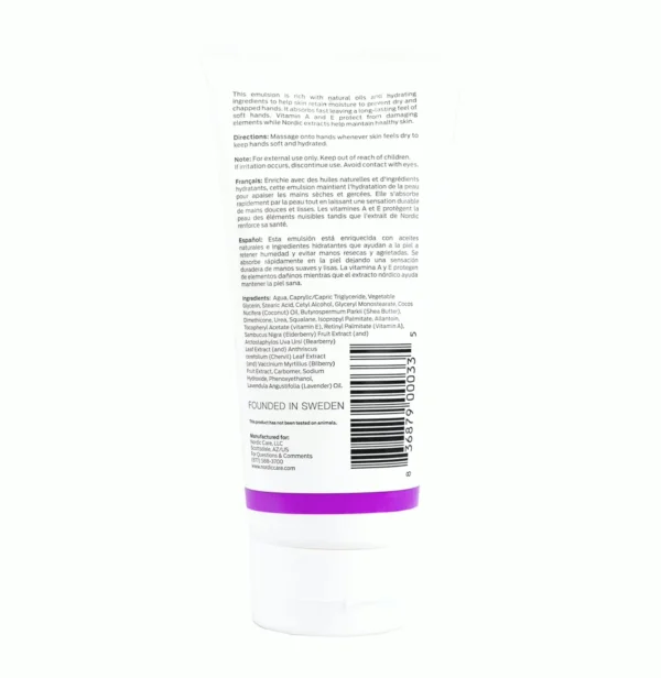 Nordic Care Hand Cream, 6 oz. | Shea Butter Skin Cream for Parched Hands