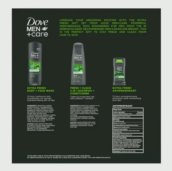Gentlemen's Gift Set - Men+Care 3-Piece Package
