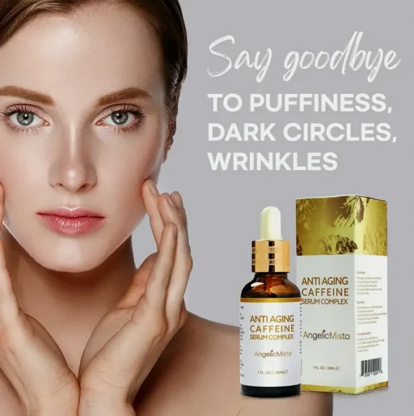AngelicMisto Coffee Eye Cream for Shadowy Circles and Swelling – 1oz