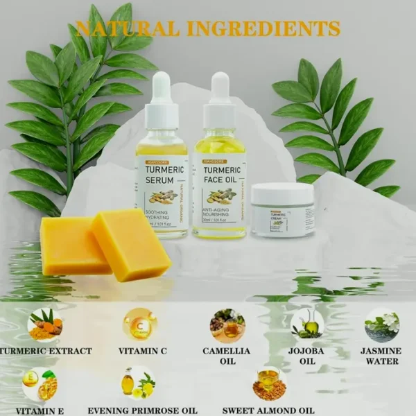 Curcuma Skincare Kit - Moisturizer & Facial Oil