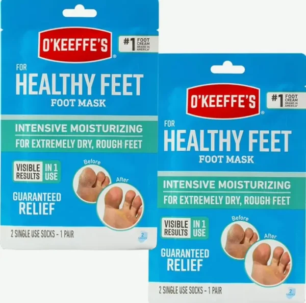 O'Keeffe's Deep Hydrating Foot Mask Pack of 2