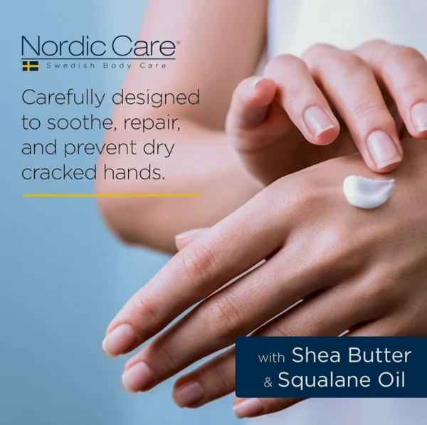 Nordic Care Hand Cream, 6 oz. | Shea Butter Skin Cream for Parched Hands