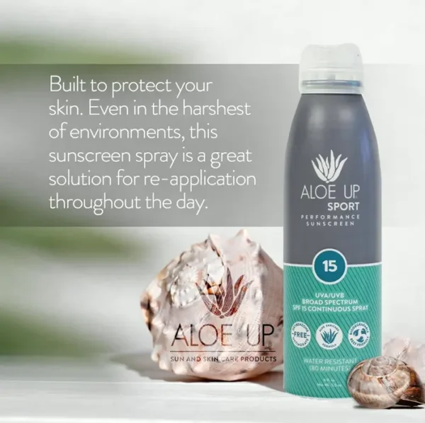 Aloe Up Spray Sun Protection 15+ - 6 Oz
