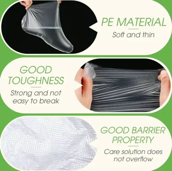500 Pcs Paraffin Wax Bath Liners for Foot Therapy
