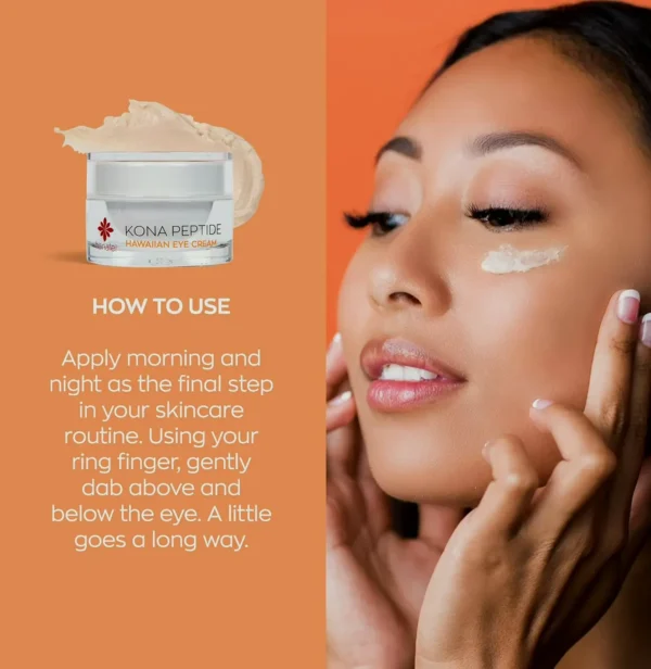 Hanalei's Kona Peptide Cream | Wrinkles & Bags Removal | Moisturizing Formula