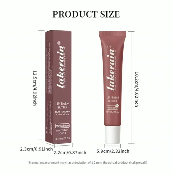 Lip Butter Hydrating Treatment, Day/Night Use, Vanilla Beige