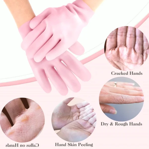 Spa Gel Hydrating Gloves Women's Hand Care, Non-Slip Lotion Gloves