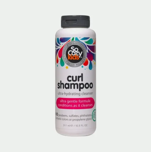SoCozy Children's Curl Shampoo | Ultra-Hydrating & Free from Parabens | 10.5 Fl Oz