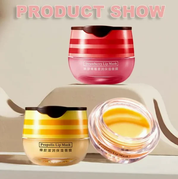 4PCS Strawberry & Lip Moisturizer