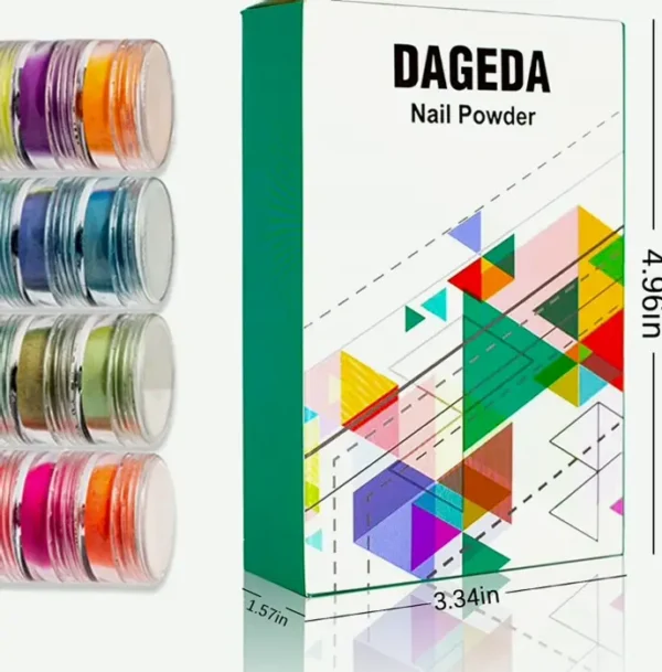 24 Nail Art Glitter