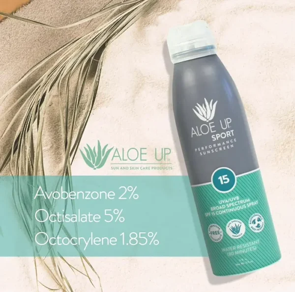 Aloe Up Spray Sun Protection 15+ - 6 Oz