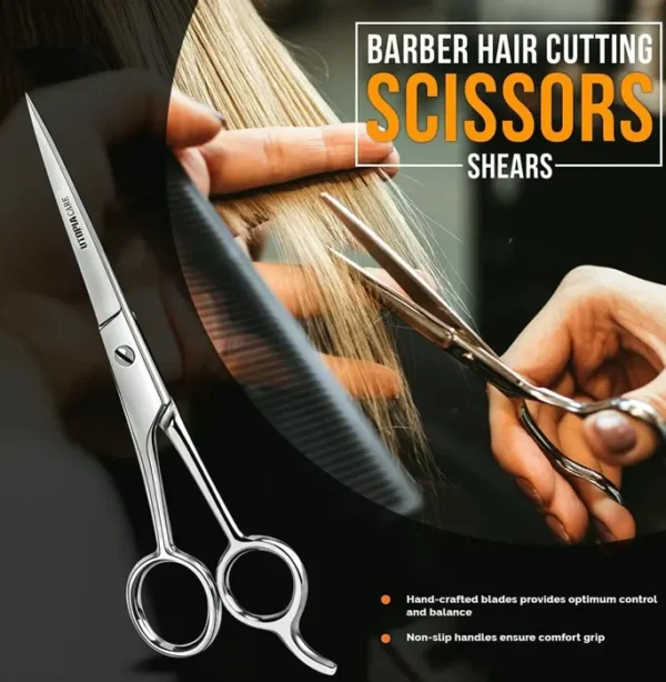 6.5-Inch Metal Haircutting Shears for Salons