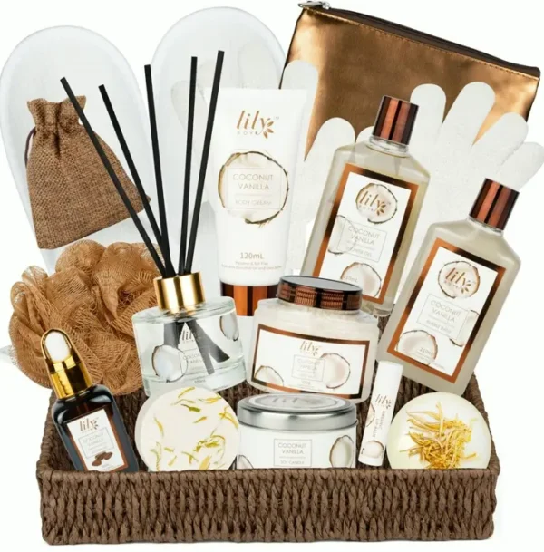 Parent's Day Coconut Vanilla Pamper Gift Basket