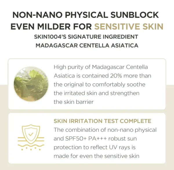 SKIN 1004 Madagascar Centella Air-fit Suncream Plus 50ml