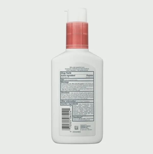 Non-Greasy Acne Facial Lotion with Salicylic Acid