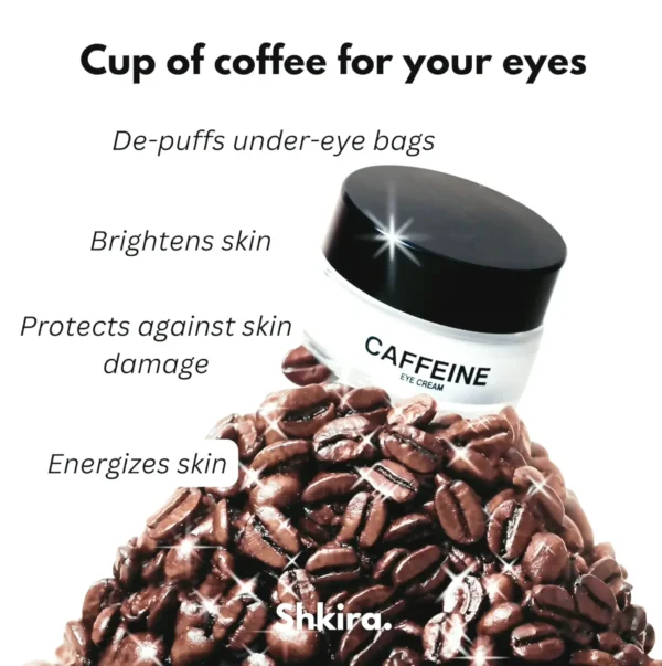 Caffeine Eye Cream | Reduces Puffiness & Dark Circles