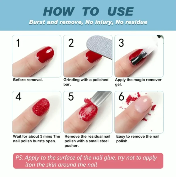 Polish Cleanser: Fast Soak-Off for Manicure