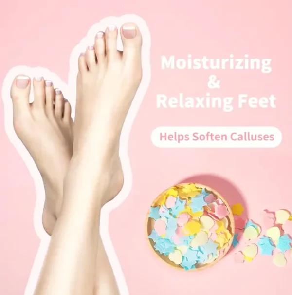 Feet Soak Flower Soap Sheets - Softens Calluses 100g