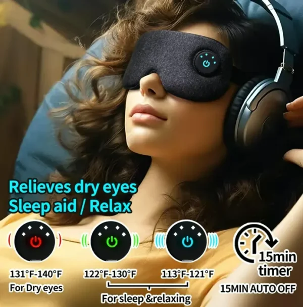Cordless Warm Eye Mask for Eye Fatigue