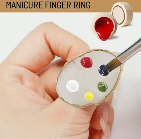 Resin Stone Finger Art Mixing Plate