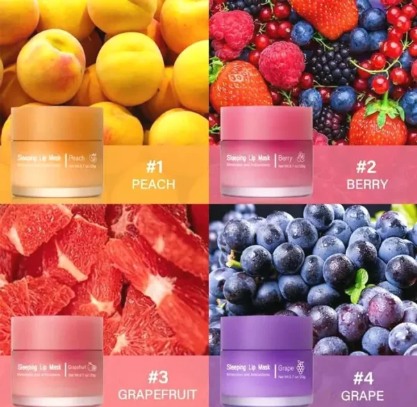 Sleep Lip Treatment, Nourish & Soften Pack Fruit