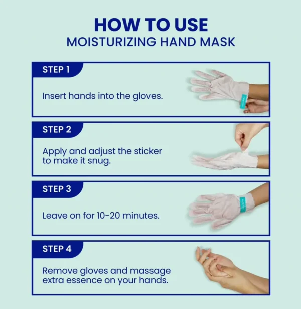 Nourishing Hand Mask with Shea Butter - 3 Pairs