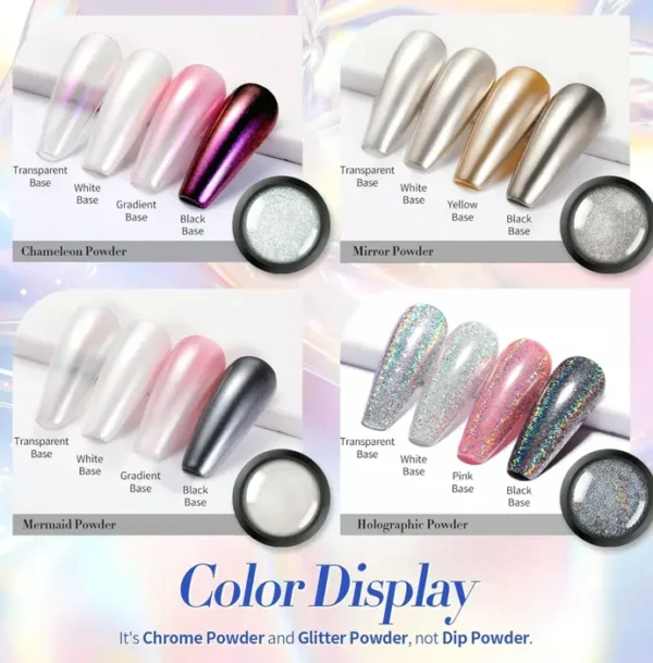 B.P. Chrome Manicure Powder Set