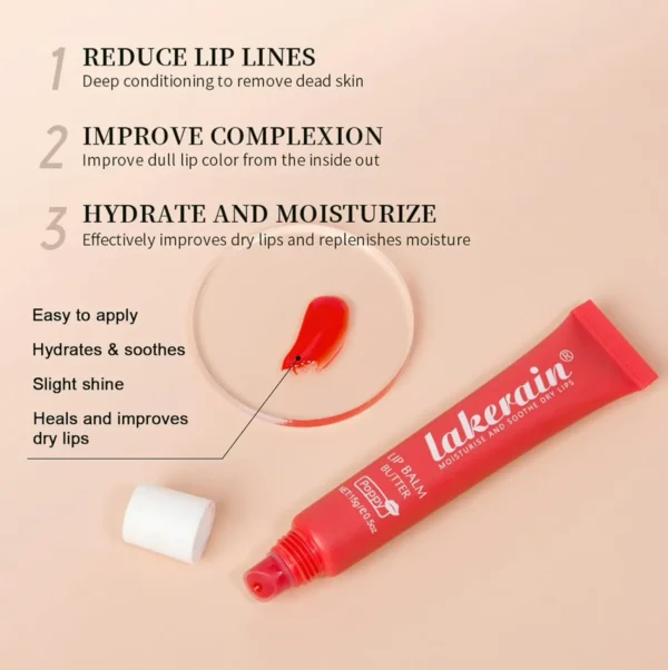 Lip Butter Hydrating Treatment, Day/Night Use, Vanilla Beige