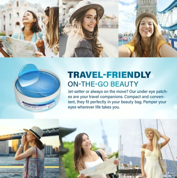 Under-Eye Patches for Puffy Eyes, 60 Pieces Retinol Gels Treatment