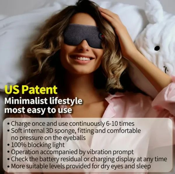 Cordless Warm Eye Mask for Eye Fatigue