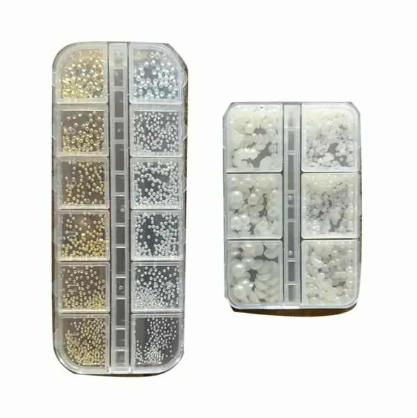 YOSOMK Manicure Art Pearls and Decorations