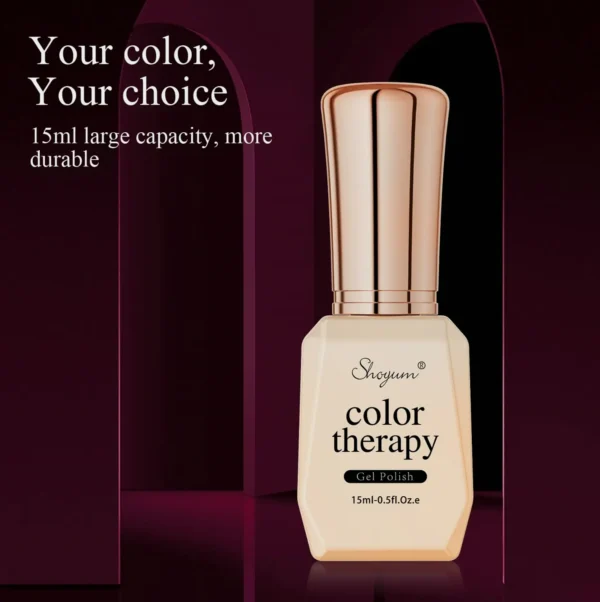 UV Manicure Polish, 15ml Mahogany Color