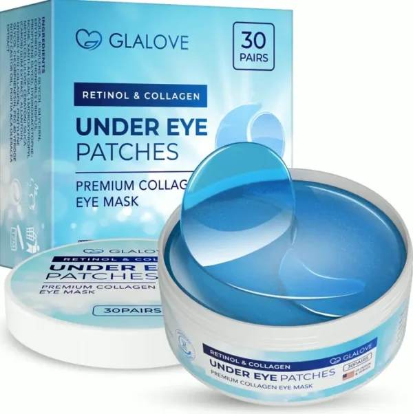 Under-Eye Patches for Puffy Eyes, 60 Pieces Retinol Gels Treatment