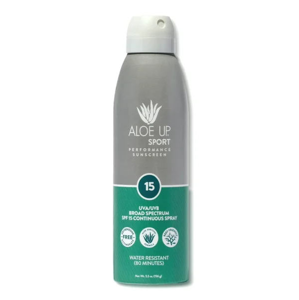 Aloe Up Spray Sun Protection 15+ - 6 Oz