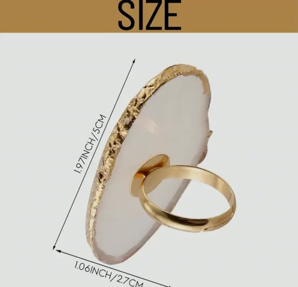Resin Stone Finger Art Mixing Plate