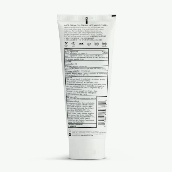 Natural Sunscreen SPF 30 Cream, 3.4 oz Fl Oz by Bare Republic